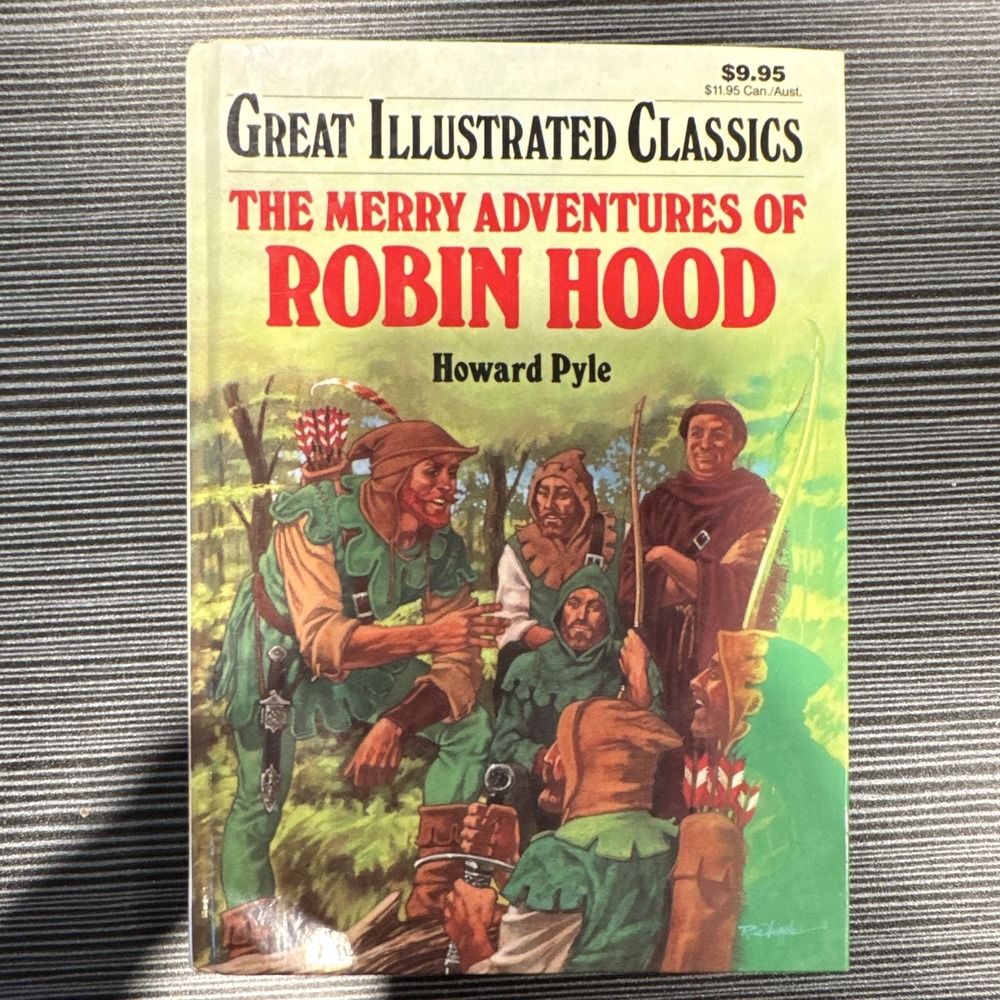 Great Illustrated Classics Robin Hood Howard Pyle PB Illus Abridged 1985